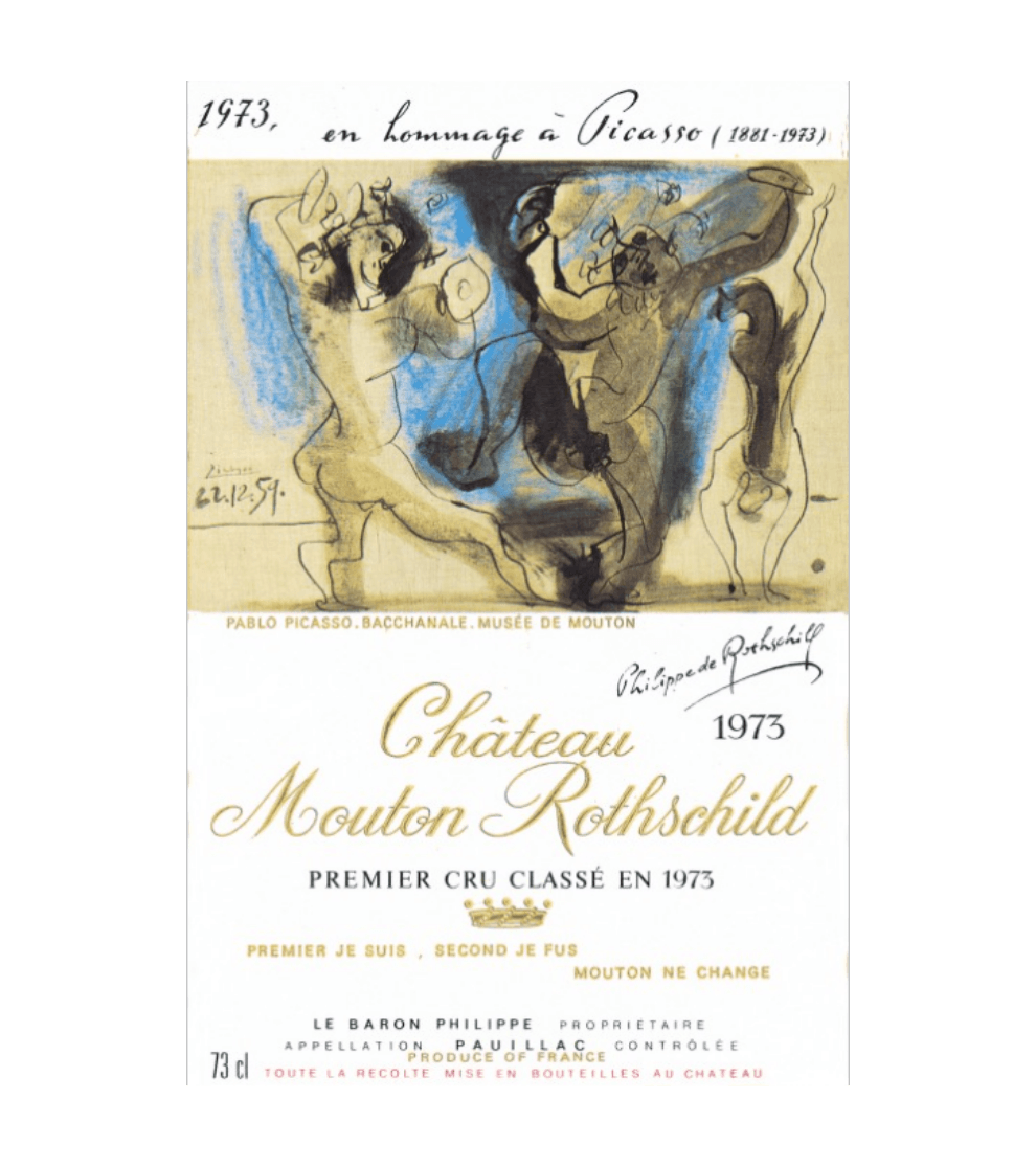 1973 Mouton 酒標 商品圖片