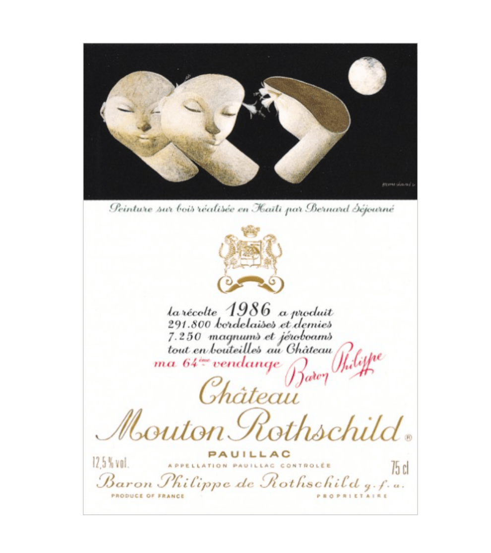 1986 Mouton 酒標 商品圖片